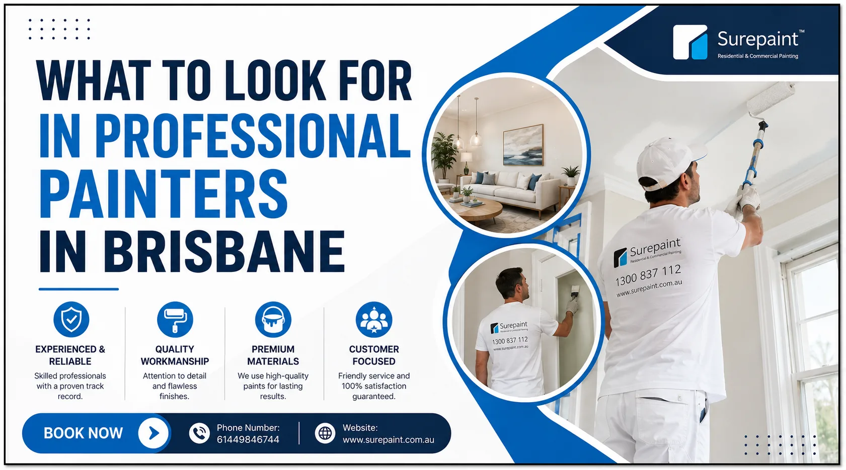 What to Look for in Professional Painters in Brisbane?