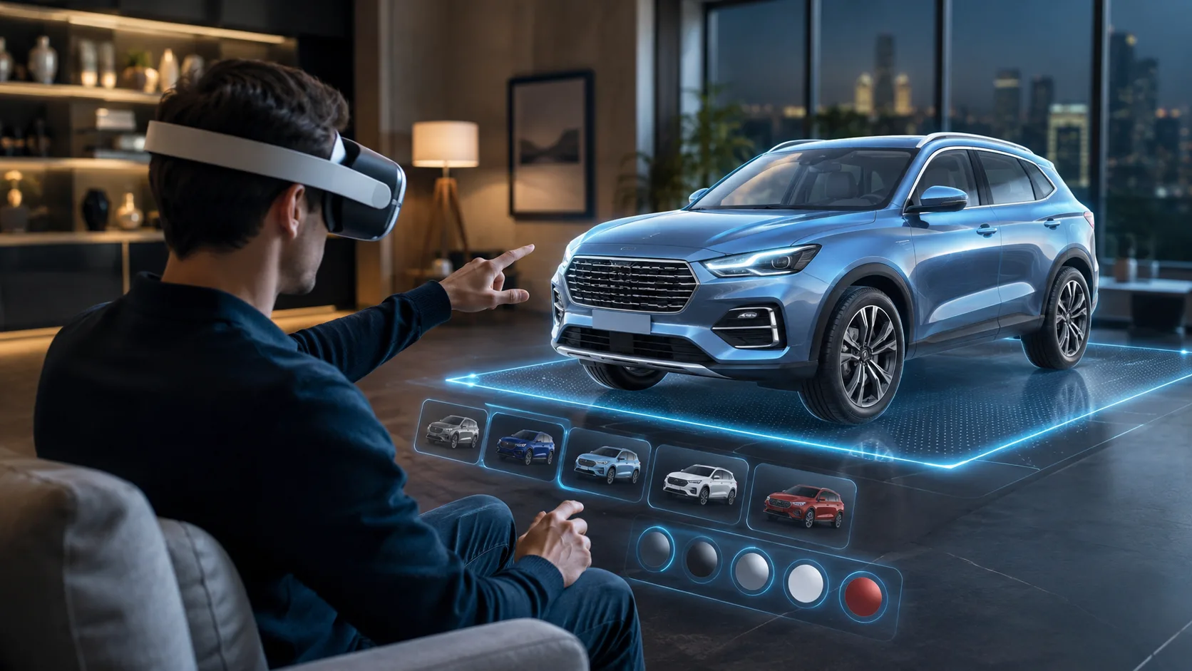 Virtual Test Drives & AR Showrooms: The New Car Buying