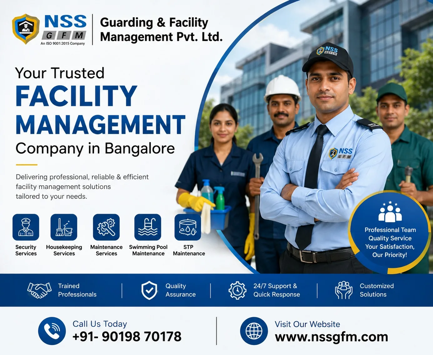 Which Facility Management Company in Bangalore Offers Reliable Security and Maintenance Services?
