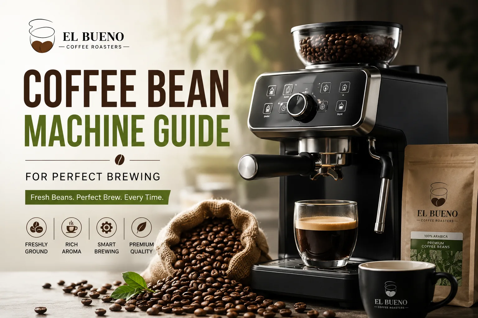 Coffee Bean Machine Guide for Perfect Brewing | El Bueno Coffee Roasters