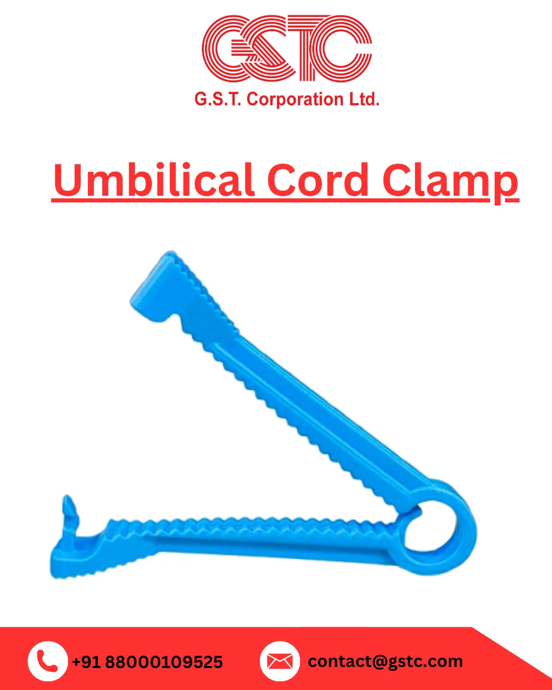 GSTC Umbilical Cord Clamp Exporters From India