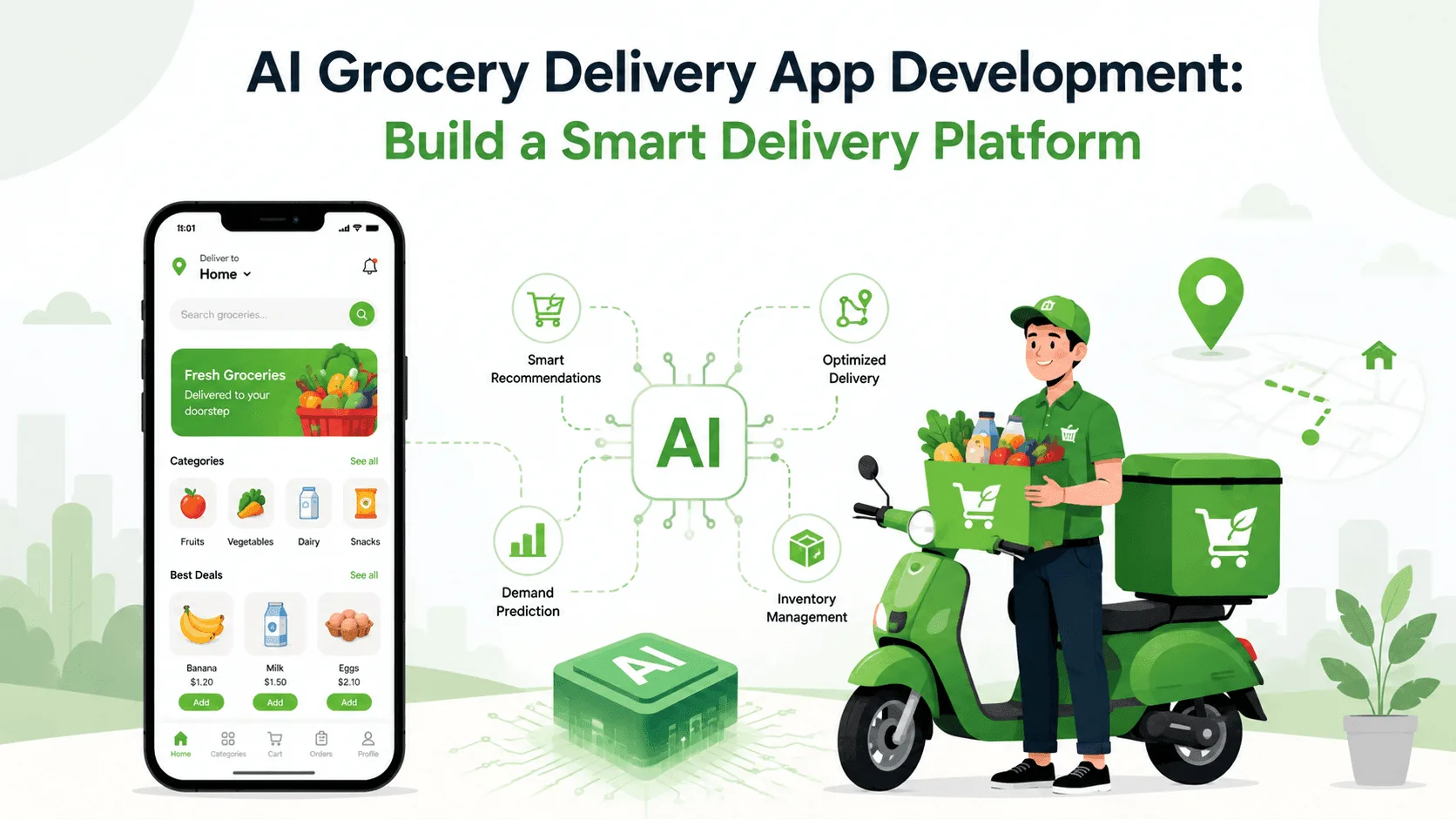 AI Grocery Delivery App Development: Build a Smart Delivery Platform