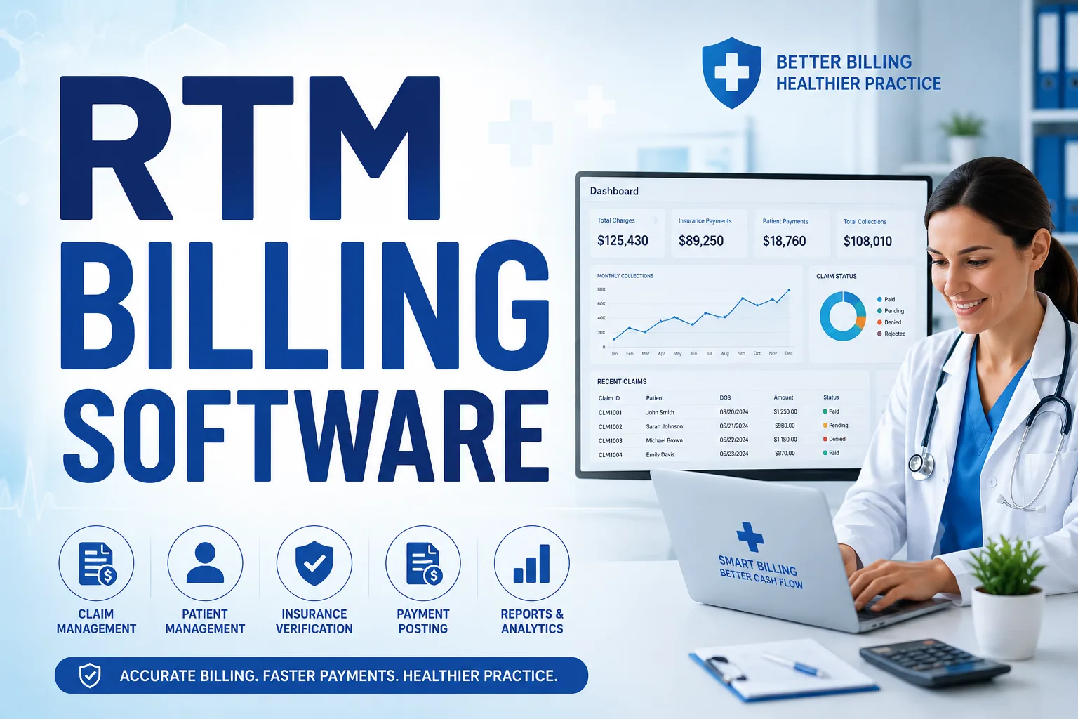 7 Best RTM Billing Software Solutions for Streamlined Remote Therapeutic Monitoring Claims
