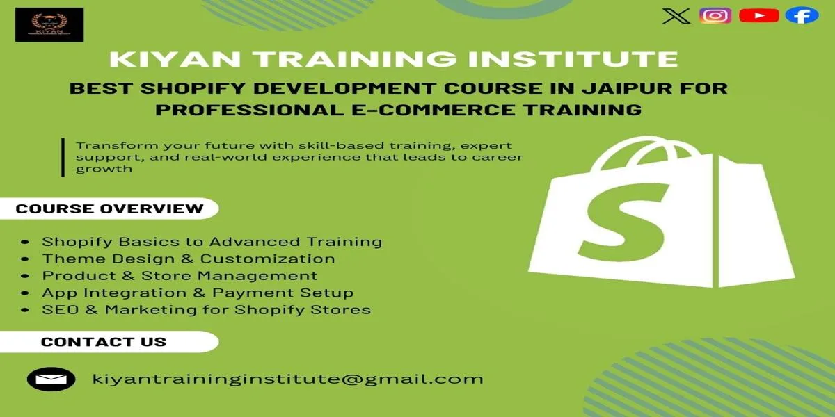 Best Shopify Development Course In Jaipur For Professional E-Commerce Training