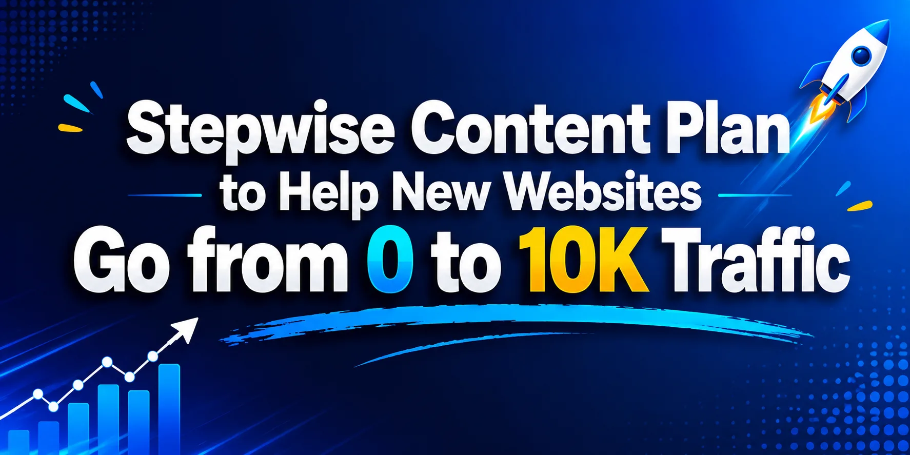 Share A Stepwise Content Plan To Help New Websites Go From 0 To 10K Traffic!