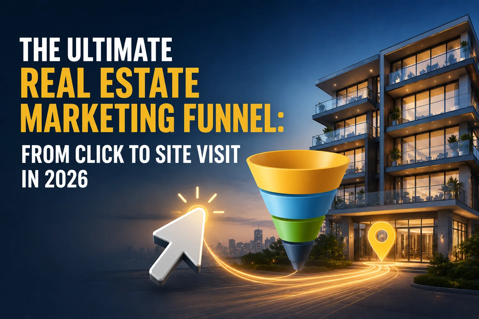 The Ultimate Real Estate Marketing Funnel: From Click to Site Visit in 2026