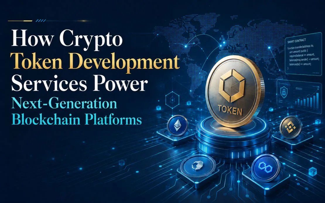 How Crypto Token Development Services Power Next-Generation Blockchain Platforms