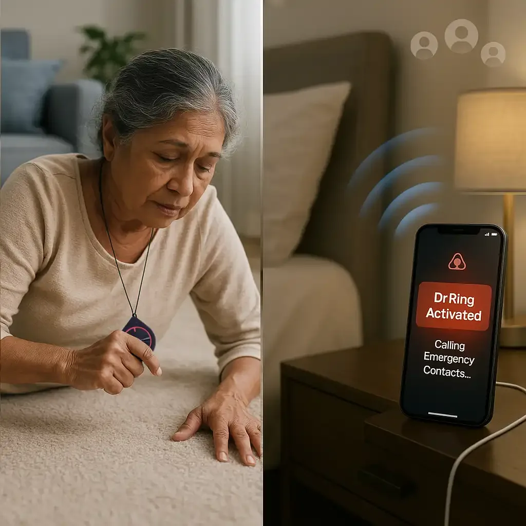 Medical Alert Button with Fall Detection Devices: Smart Elder Care Assistance for Peace of Mind