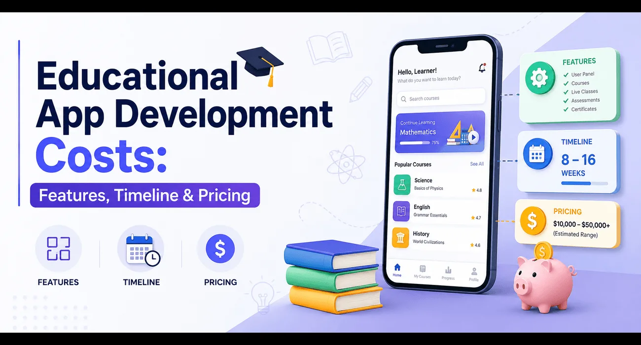 Educational App Development Costs: Features, Timeline & Pricing