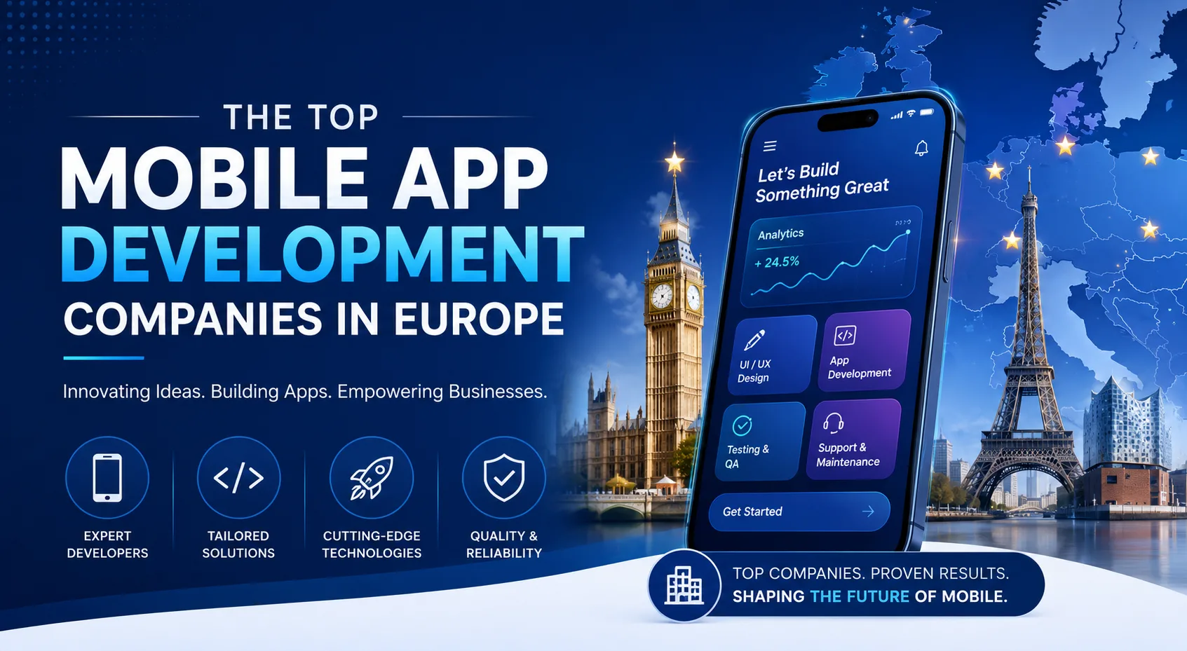What are the top mobile app development companies in Europe?