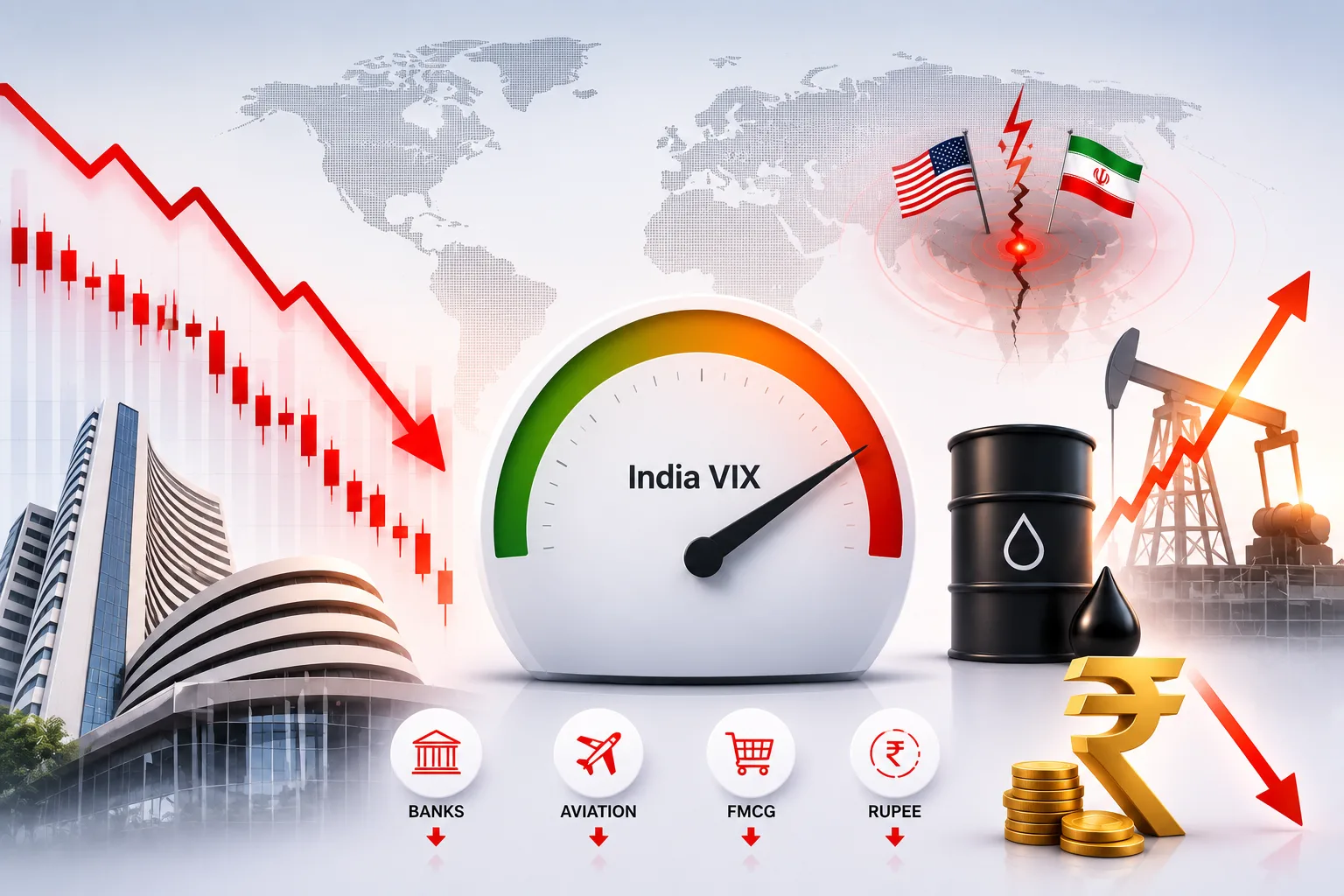 Inside the July 2026 Stock Market Crash: Why India VIX Spiked 26% on the US-Iran Shock