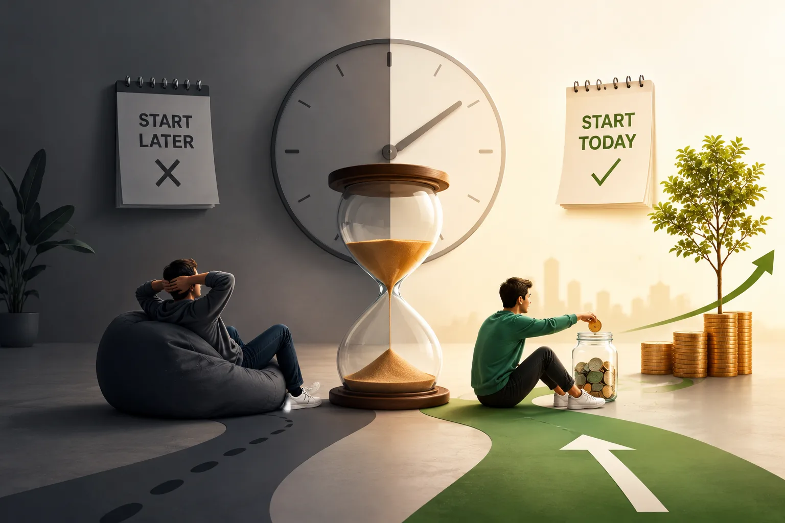 The Cost of Waiting: How Delaying Your Investment Journey by 5 Years Affects Wealth
