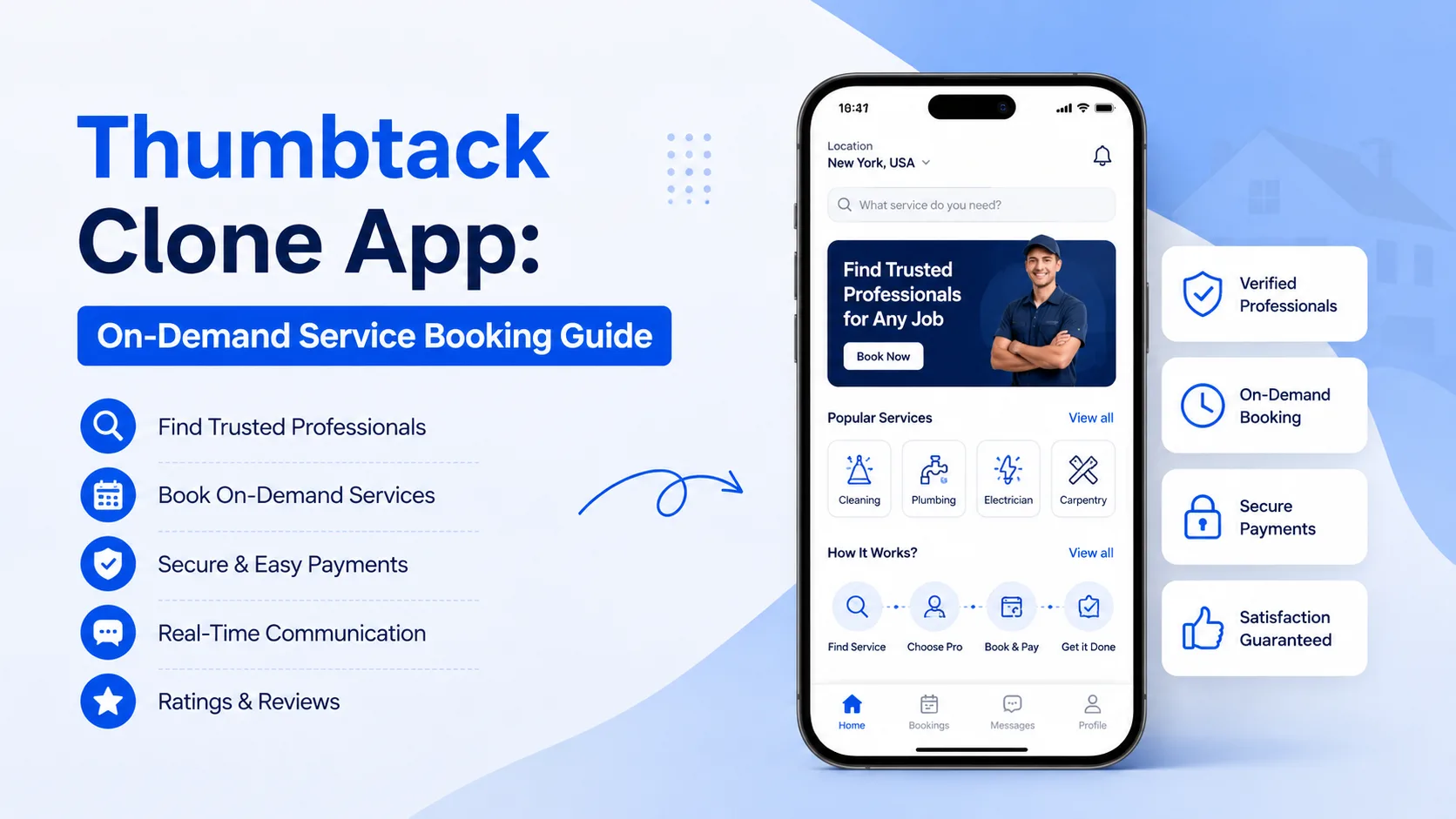 Thumbtack Clone App: On-Demand Service Booking Guide