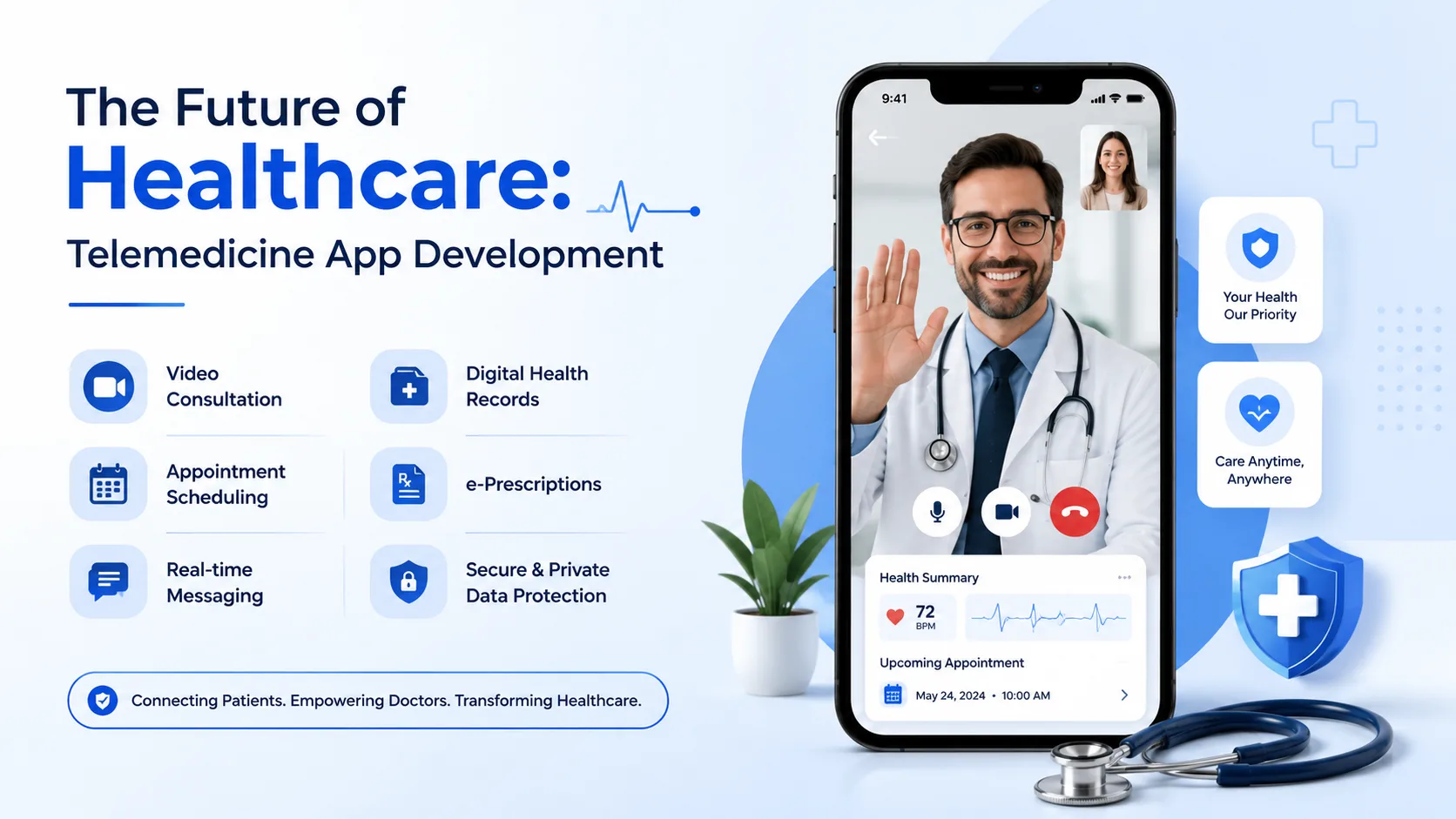 The Future of Healthcare: Telemedicine App Development