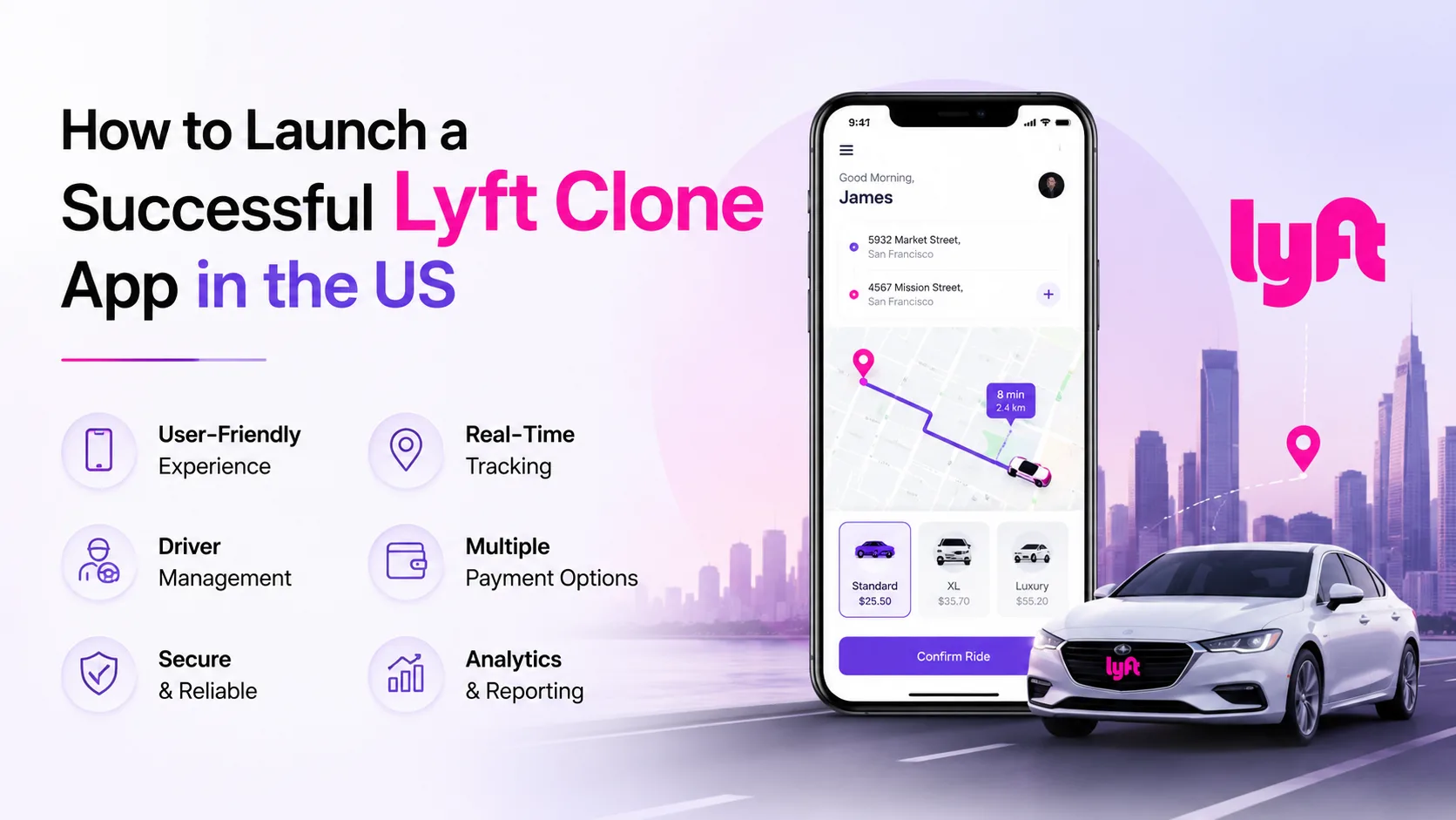 How to Launch a Successful Lyft Clone App in the US
