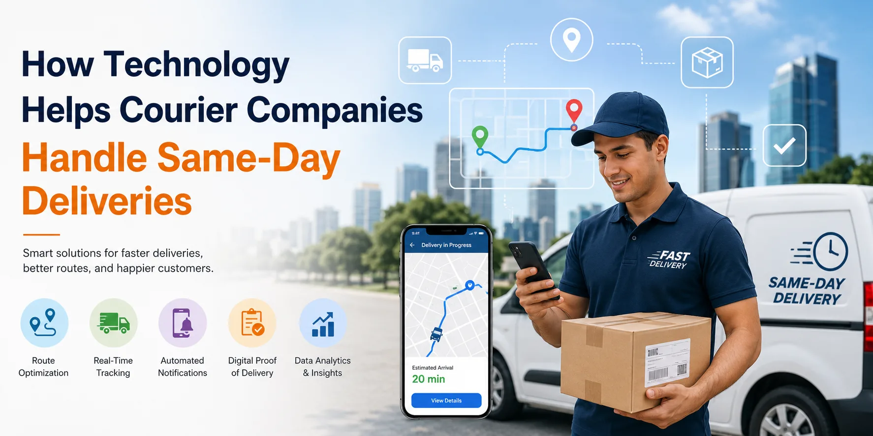 How Technology Helps Courier Companies Handle Same-Day Deliveries