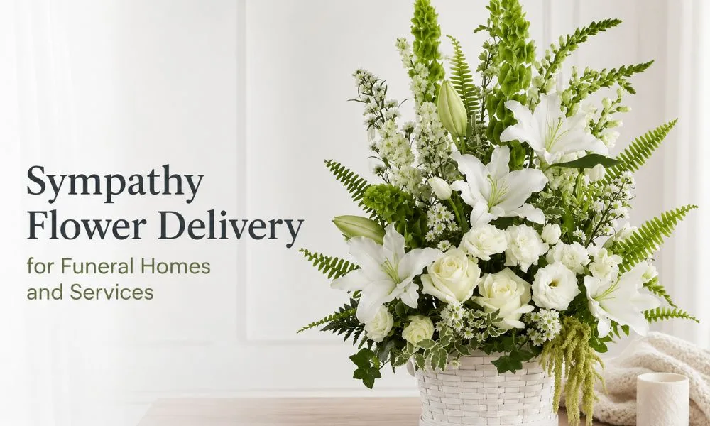 Sympathy Flower Delivery for Funeral Homes and Services