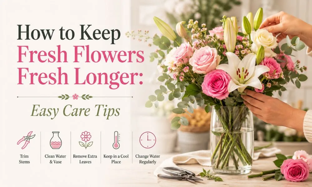 How to Keep Fresh Flowers Fresh Longer: Easy Care Tips