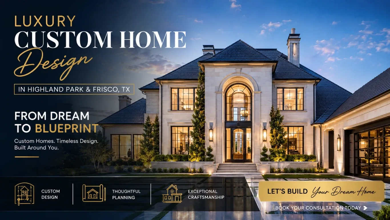 Luxury Custom Home Design in Highland Park & Frisco TX