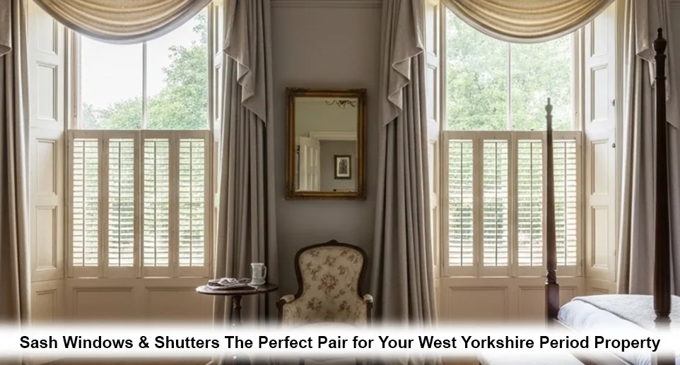 Sash Windows & Shutters: The Perfect Pair for Your West Yorkshire Period Property