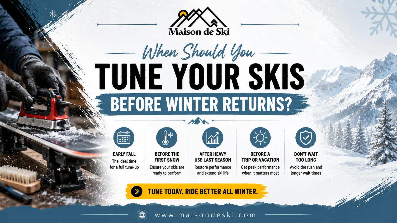 When Should You Tune Your Skis Before Winter Returns?