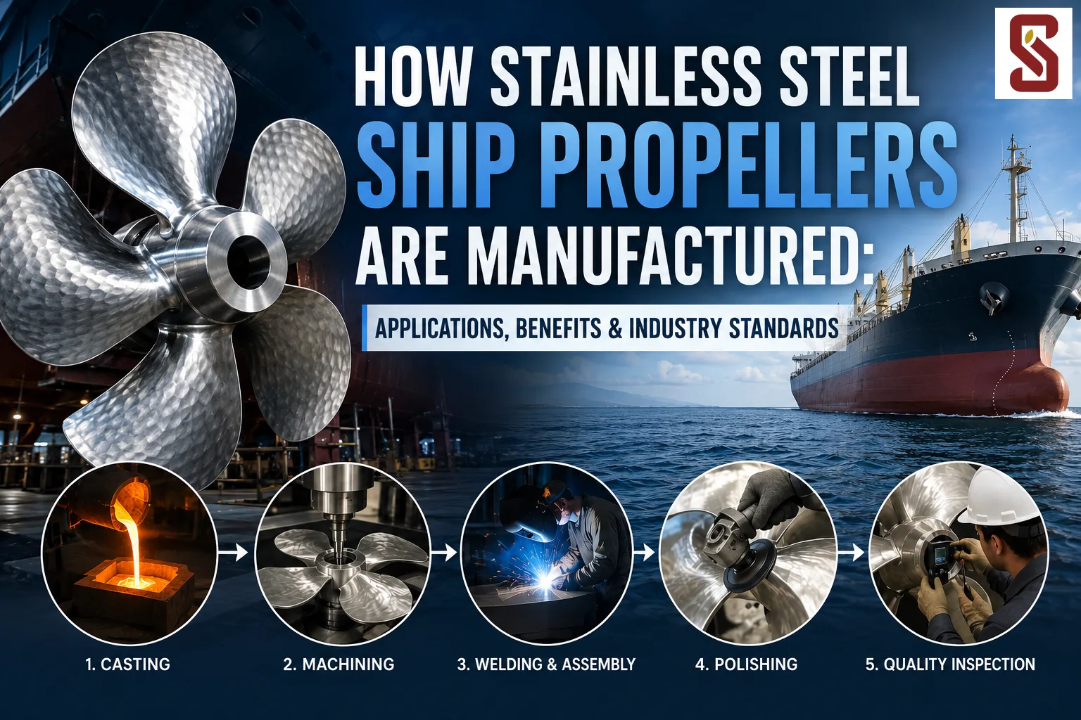 How Stainless Steel Ship Propellers Are Manufactured: Applications, Benefits & Industry Standards