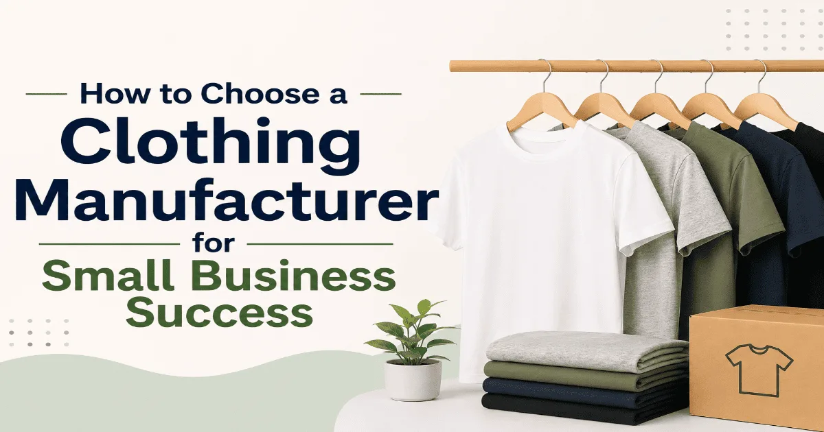 How to Choose a Clothing Manufacturer for Small Business Success