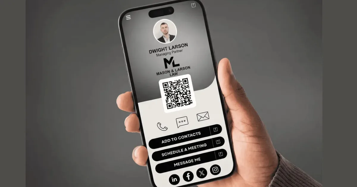 Law Firm Digital Business Card – Professional Networking Made Simple