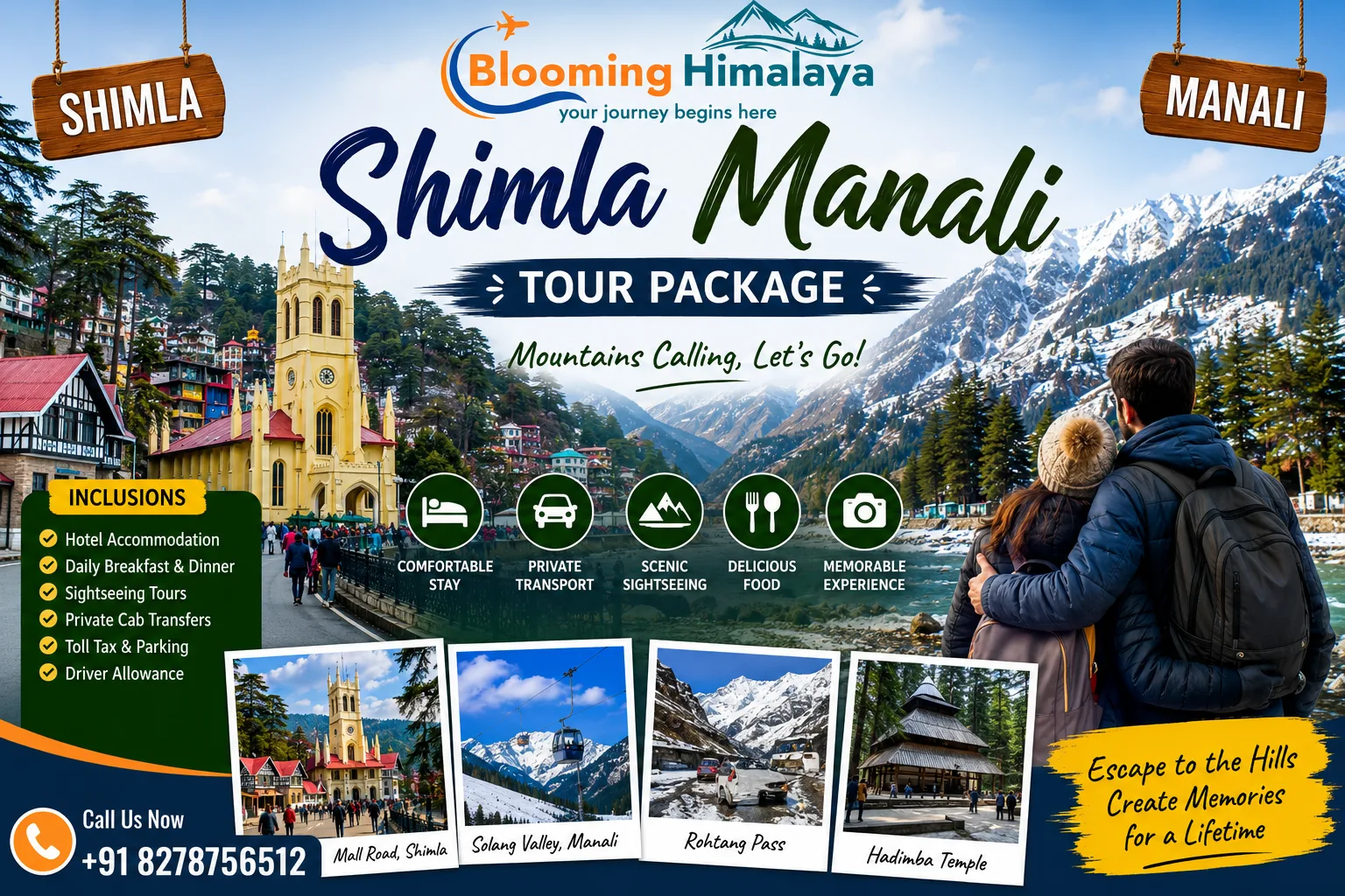 Shimla Manali Tour Package – Pahadon Ki Khoobsurat Yatra Ka Perfect Plan