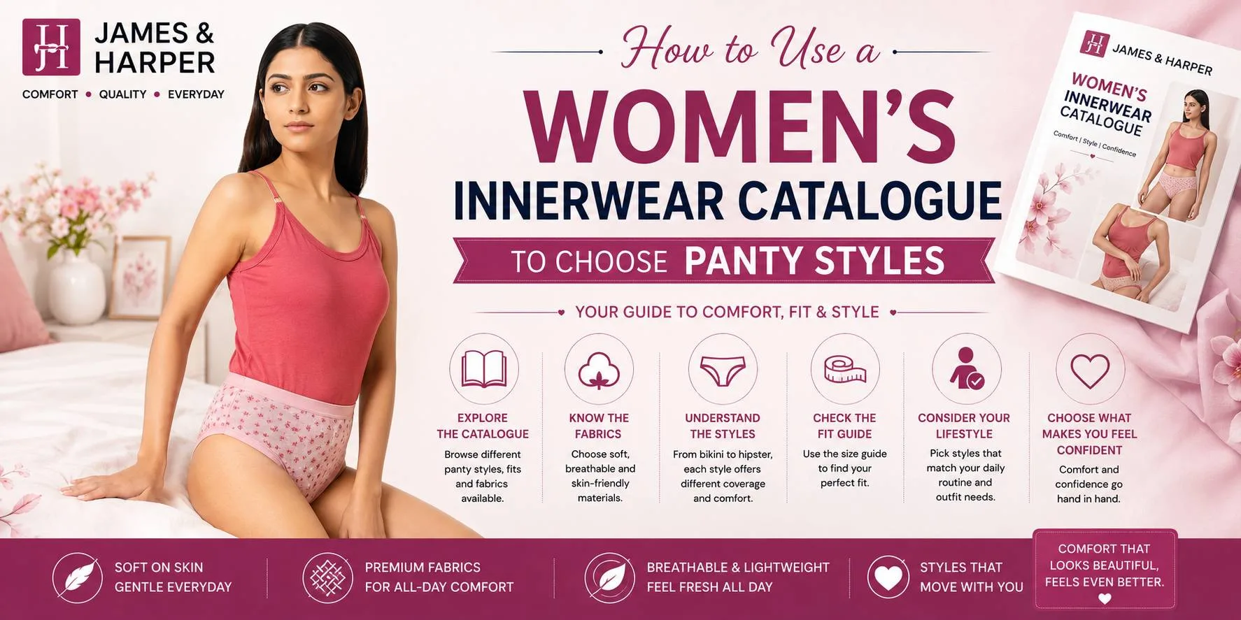 How to Use a Women's Innerwear Catalogue to Choose Panty Styles