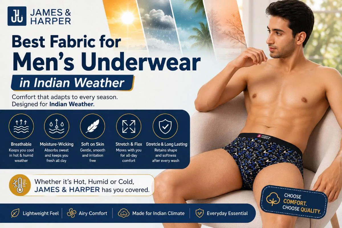 Best Fabric for Men’s Underwear in Indian Weather