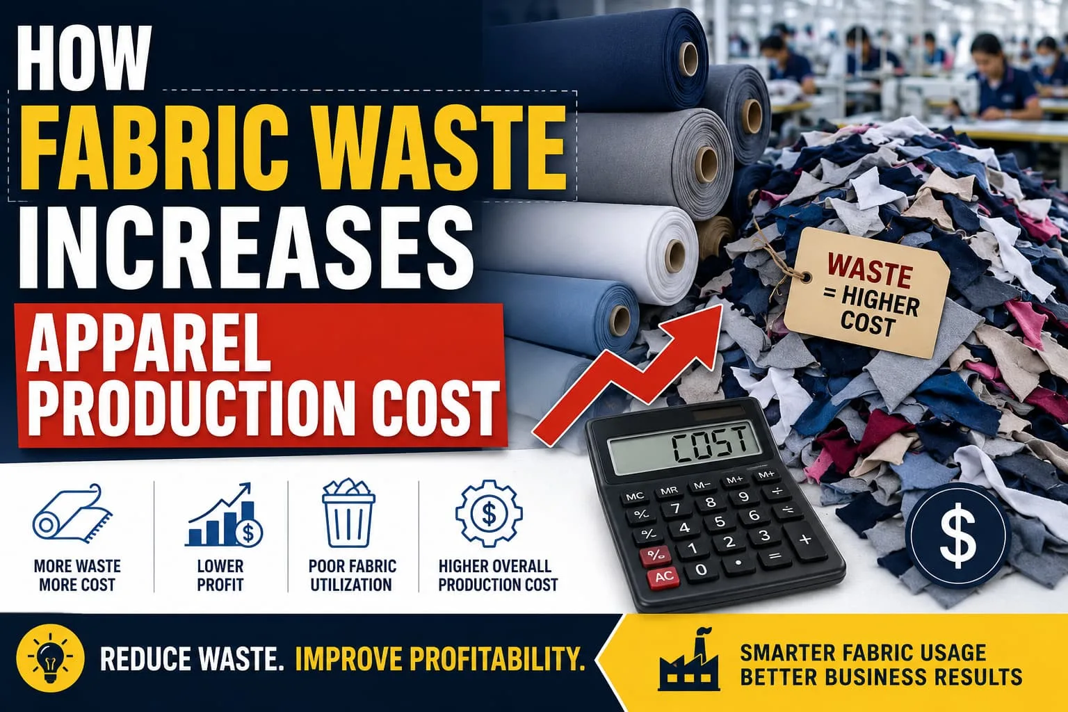 How Fabric Waste Increases Apparel Production Cost ? and What Factories Can Do About It