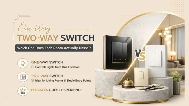 One-Way vs Two-Way Switch: Which One Does Each Room Actually Need?