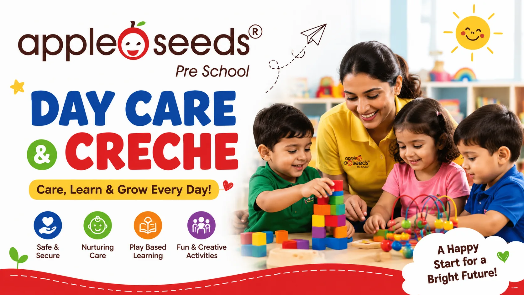 Best Day Care and Creche Providing Safe Learning and Daily Child Care