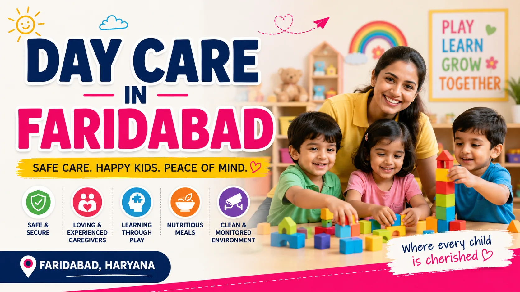 Day Care Safety Tips and Learning Benefits for Young Toddlers Daily