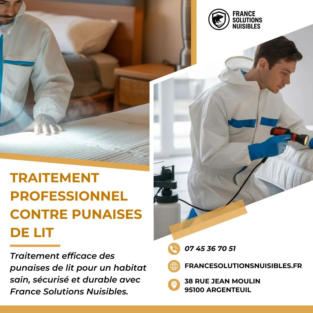Punaises de lit traitement : comment une stratégie multi-étapes garantit une élimination durable