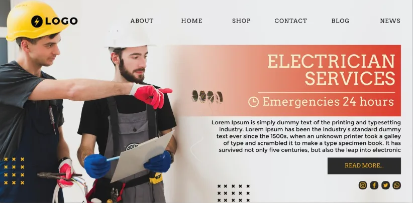 How an Electrical Company Website Template Supports Consistent Lead Generation
