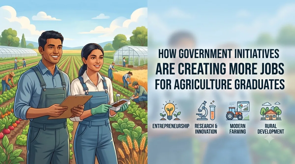 How Government Initiatives are Creating More Jobs for Agriculture Graduates