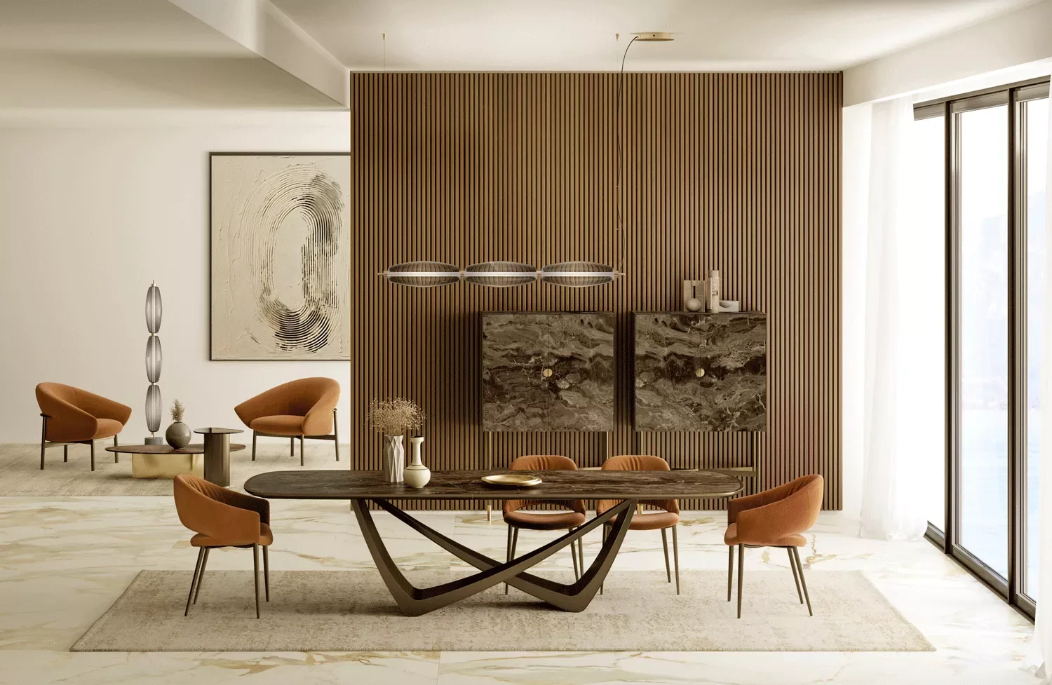 From Dining Tables to Sofas: Building a Cohesive Italian Interior