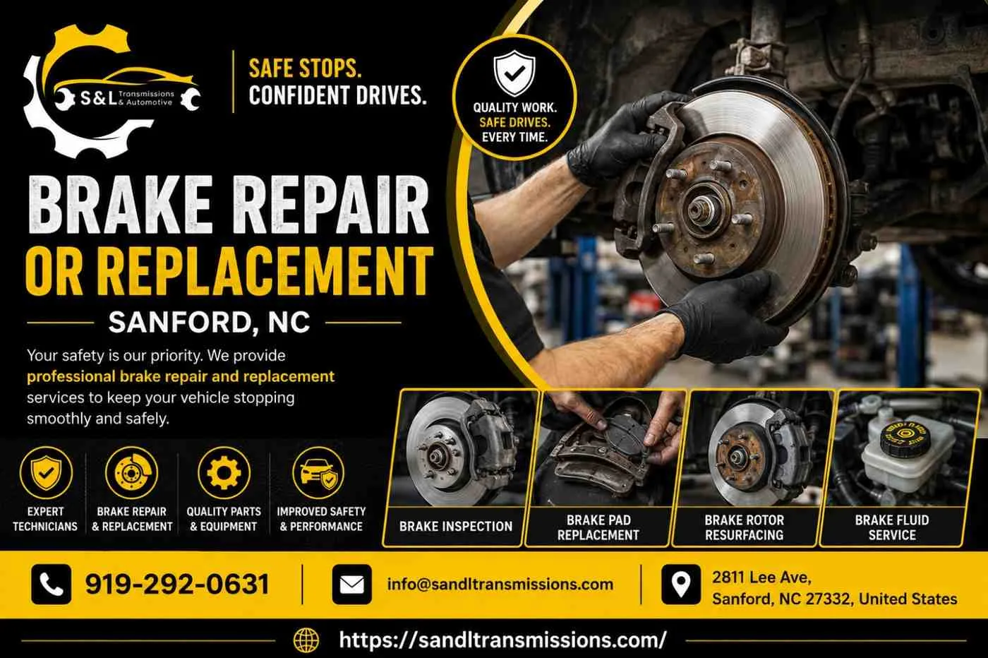 Sanford, NC Brake Guide: Repair, Replace, or Ride It Out? Here's How to Decide