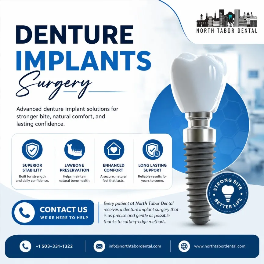 Is Denture Implants Surgery Painful? Recovery Pain Explained !