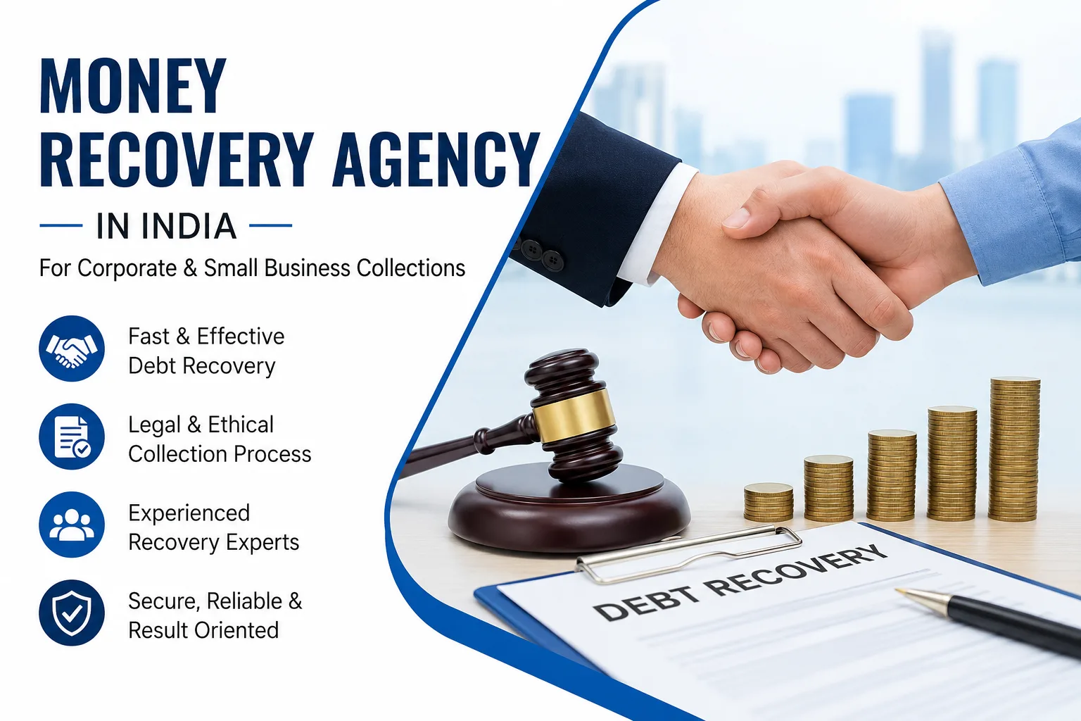 Money Recovery Agency in India for Corporate & Small Business Collections