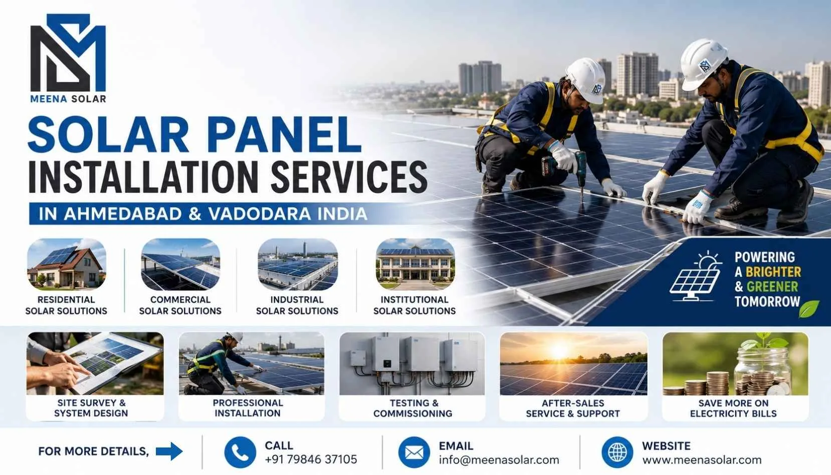 Professional Solar Panel Installation Company in Ahmedabad and Vadodara