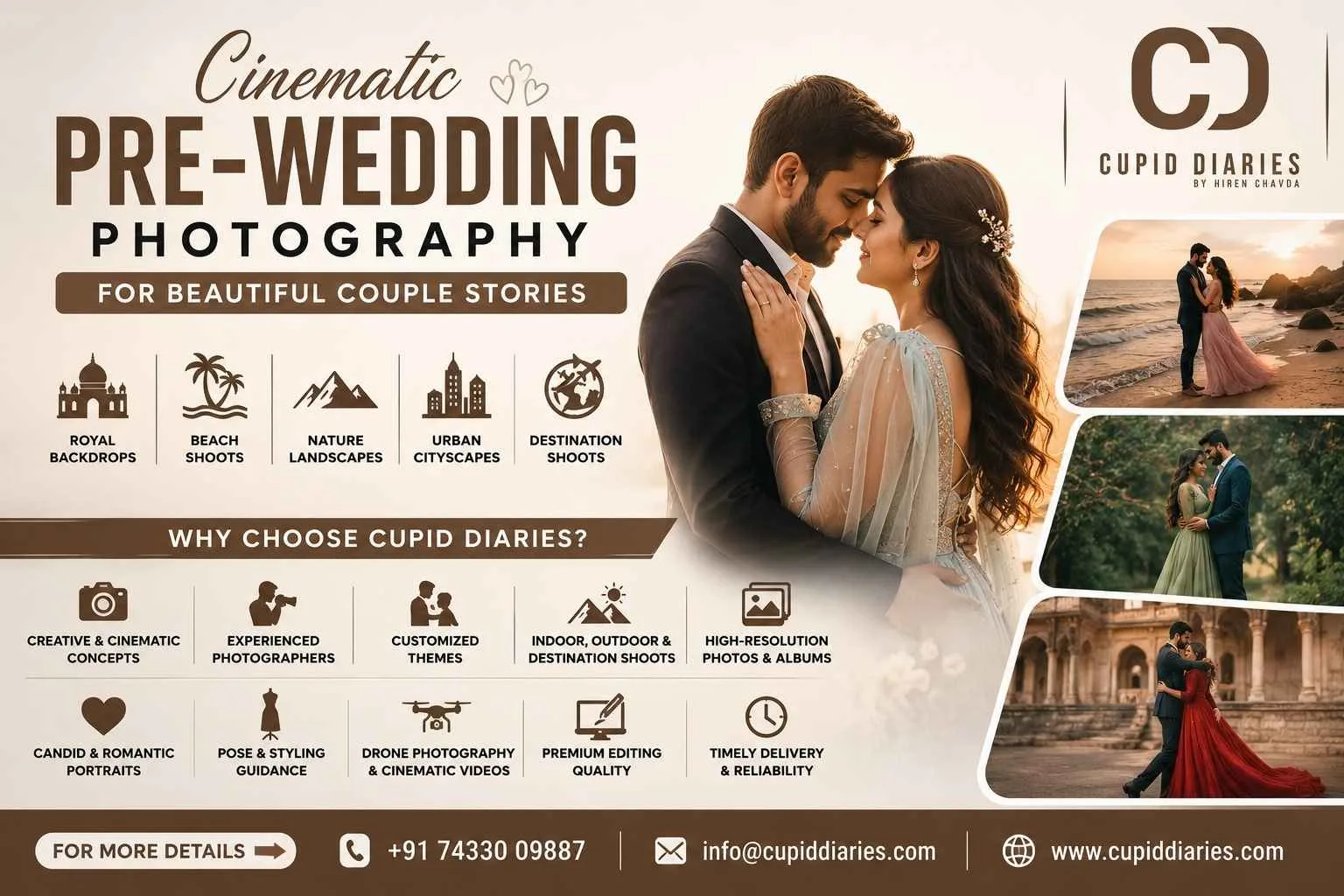 Professional Pre-Wedding Photography for Beautiful Couple Stories