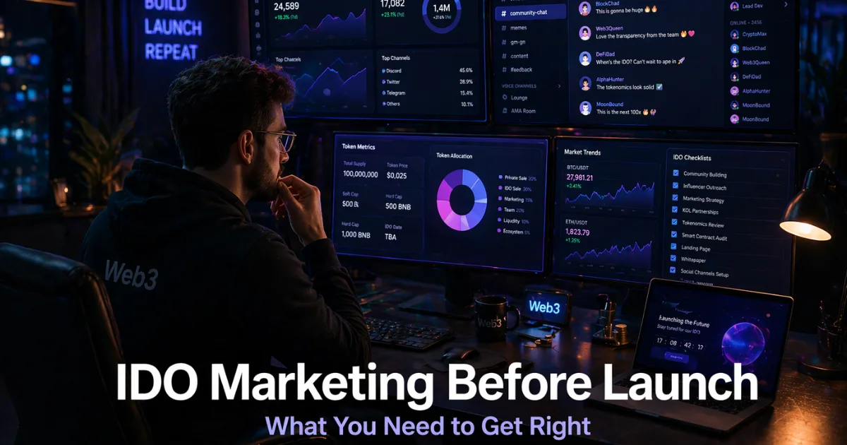 What to Expect from IDO Marketing Services Before Your Token Launch