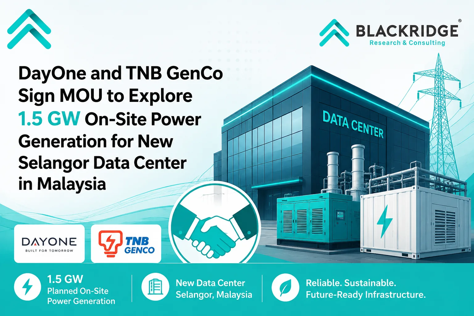 DayOne and TNB GenCo Sign MOU to Explore 1.5 GW On-Site Power Generation for New Selangor Data Center in Malaysia