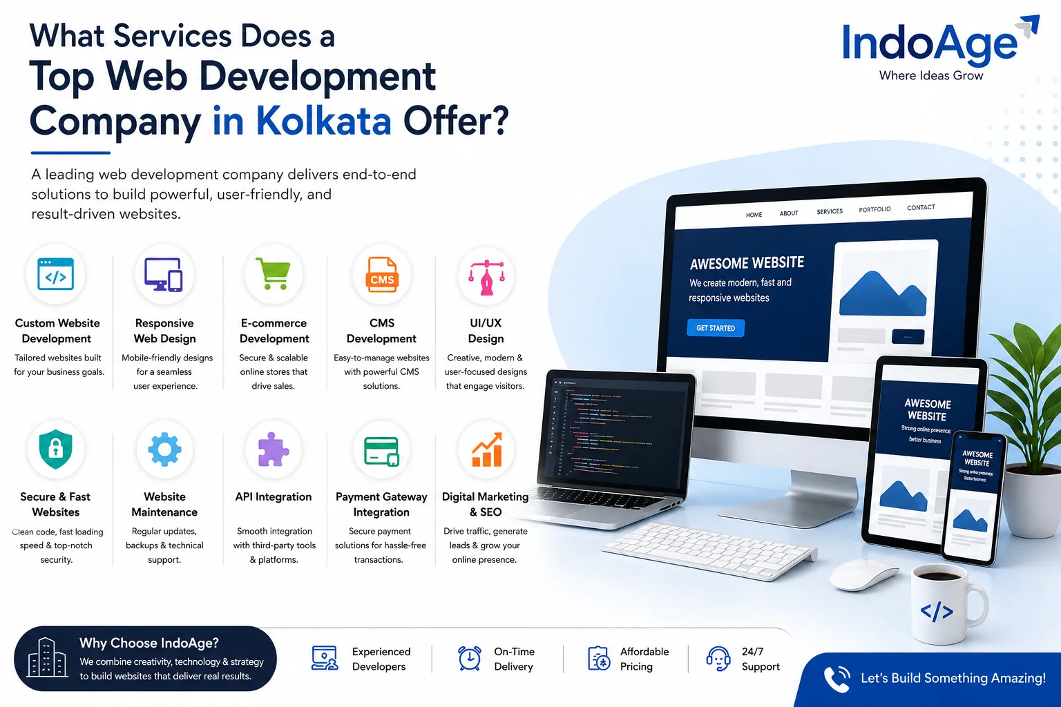 What Services Does a Top Web Development Company in Kolkata Offer?
