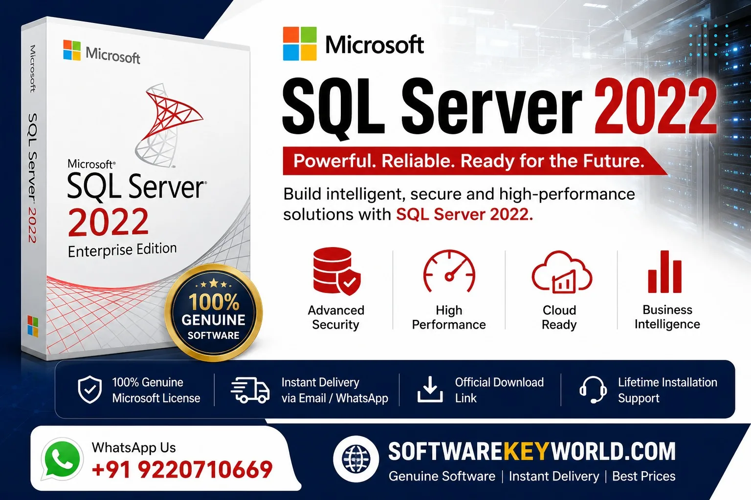Microsoft SQL Server 2022 Enterprise Edition: Powerful, Secure & High-Performance Database Solution