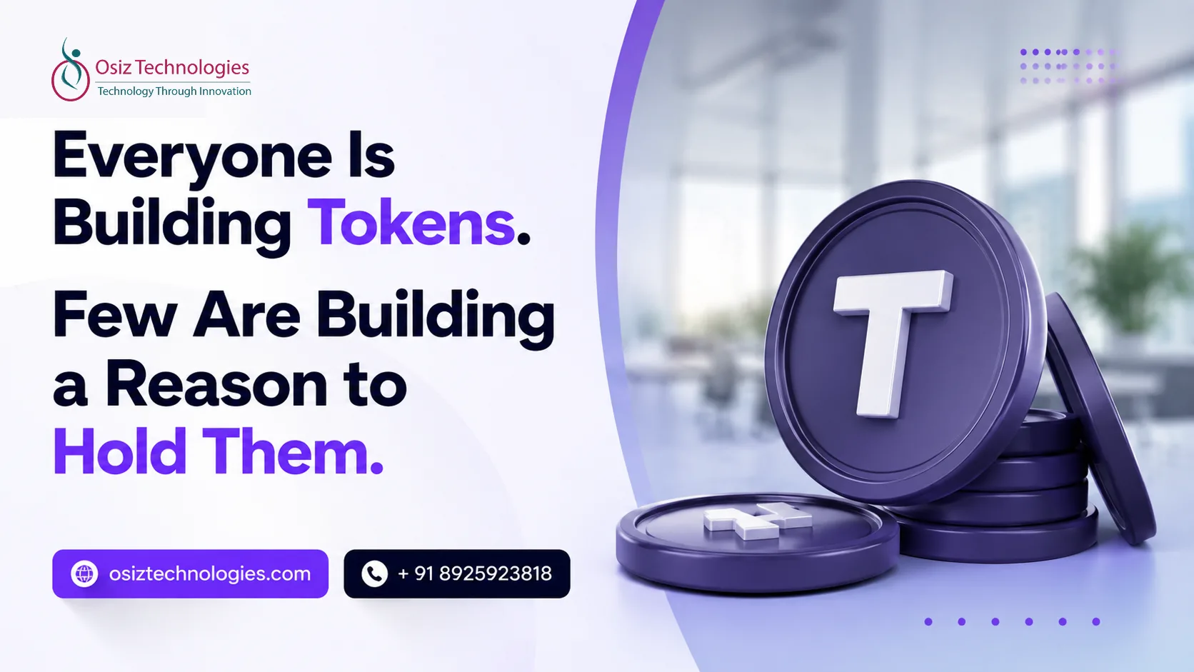 Everyone Is Building Tokens. Few Are Building a Reason to Hold Them.