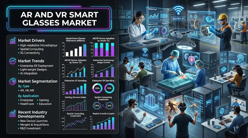 AR and VR Smart Glasses Market Size and Forecast 2026-2034